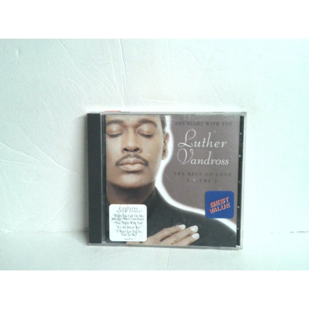 Luther Vandross – One Night With You The Best Of Love Vol 2 CD 1997 R&B Soul
